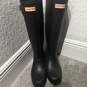 Hunter Black Rain Boots